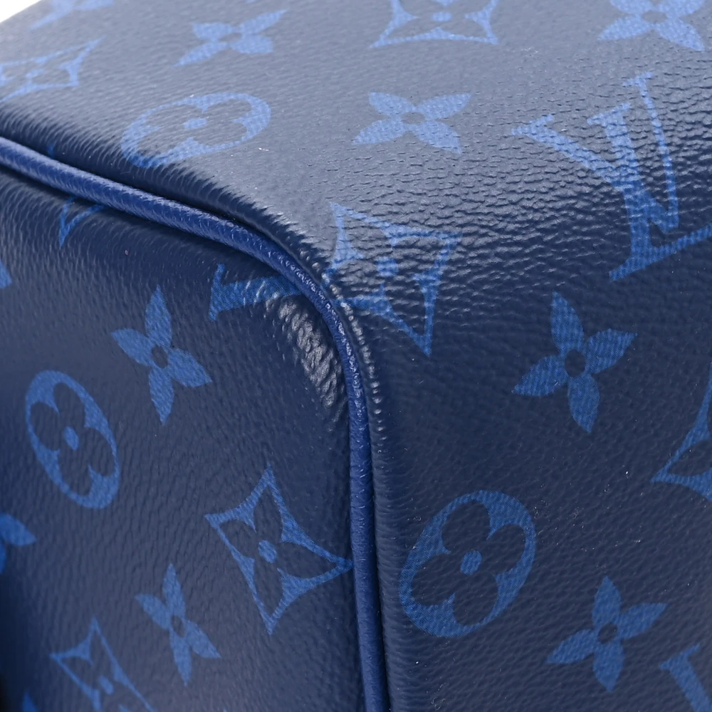 Lushentic Grade Replica Dopp Kit Toilet Pouch PM Cobalt Taigarama Leather - Image 5