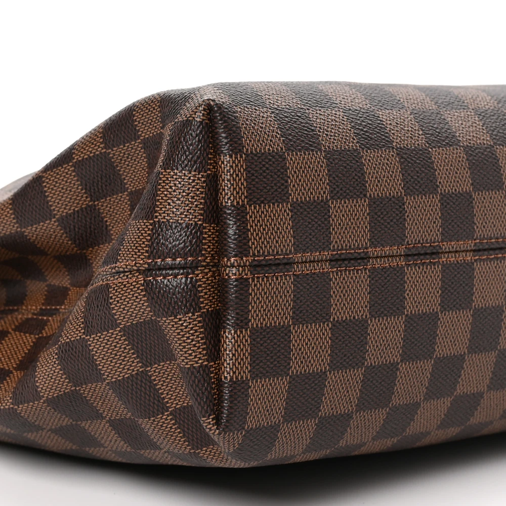 Lushentic Designer Graceful PM Damier Ebene Canvas Gold Hardware - Image 4