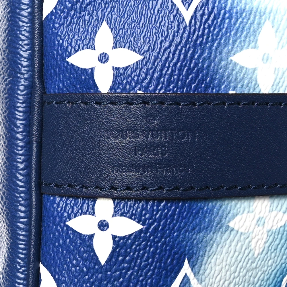 Lushentic Grade Bags Keepall Bandouliere 50 Blue Monogram Escale - Image 2