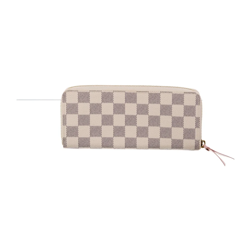 Lushentic Bags Review: Large Clemence Wallet in Damier Azur Pattern - Image 2