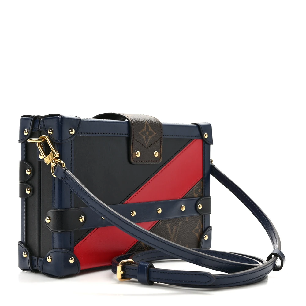 Lushentic Designer Bags - Petite Malle PM Marine Rouge Monogram Canvas - Image 3