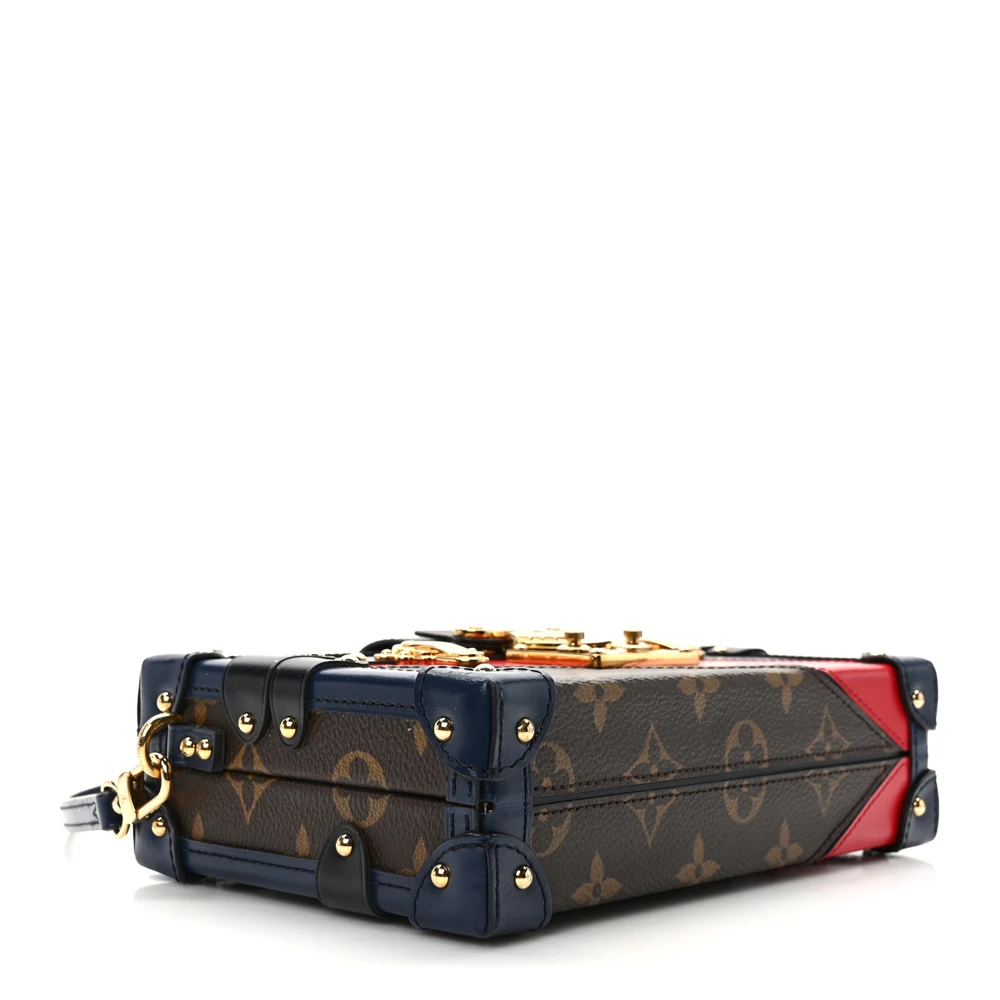 Lushentic Designer Bags - Petite Malle PM Marine Rouge Monogram Canvas - Image 6