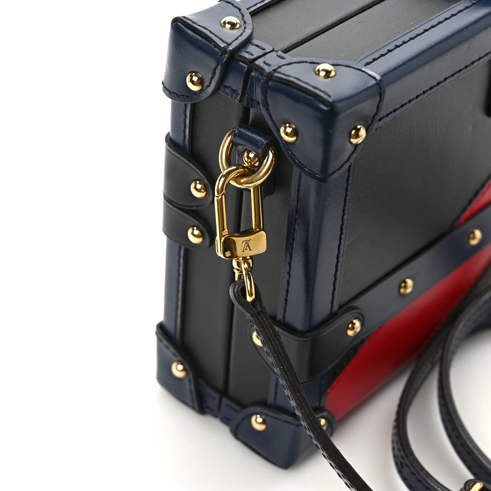 Lushentic Designer Bags - Petite Malle PM Marine Rouge Monogram Canvas - Image 9