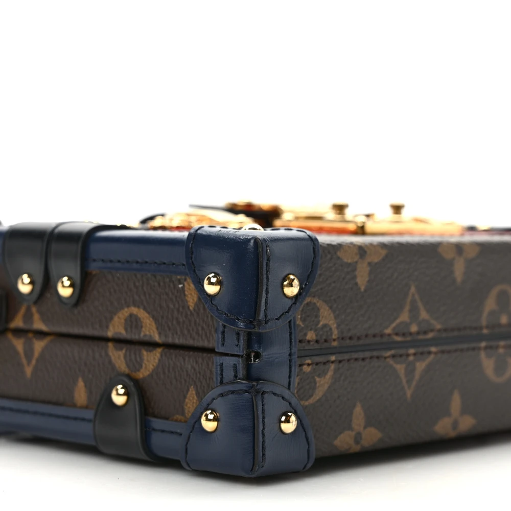 Lushentic Designer Bags - Petite Malle PM Marine Rouge Monogram Canvas - Image 4