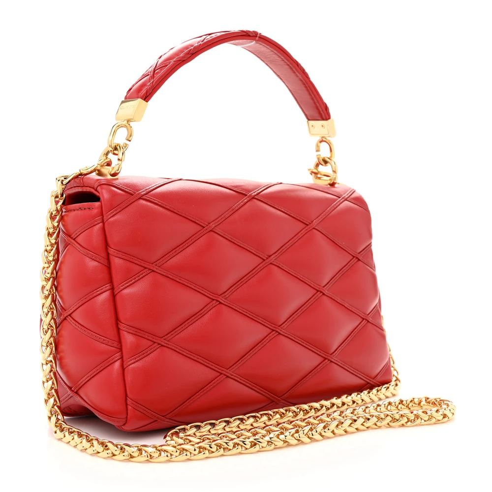 Lushentic Quality Replica Handbags in Rouge Lambskin Leather - Image 3