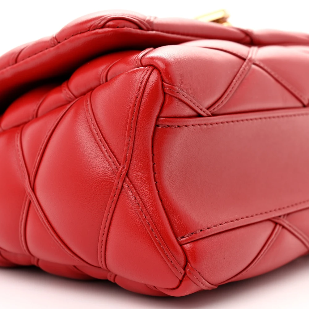 Lushentic Quality Replica Handbags in Rouge Lambskin Leather - Image 4