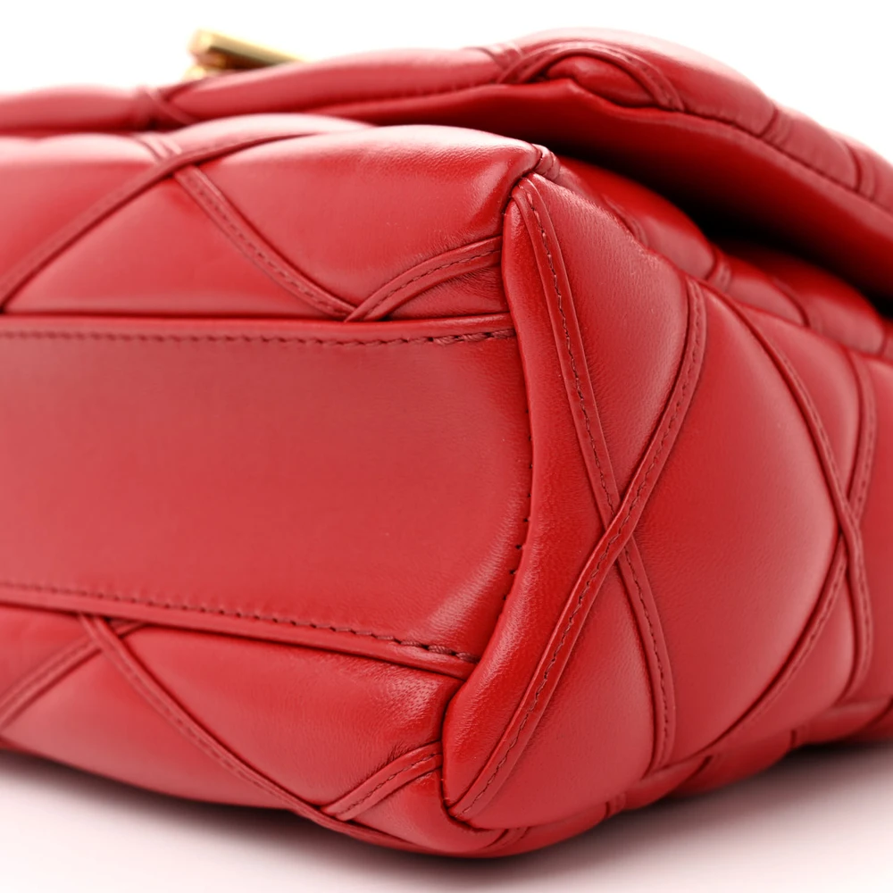 Lushentic Quality Replica Handbags in Rouge Lambskin Leather - Image 5