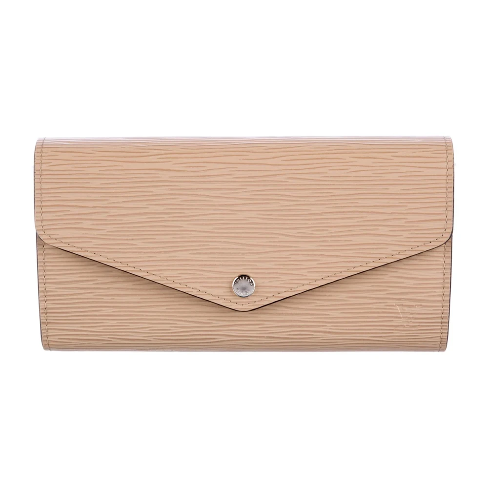 Lushentic Quality Handbags - Medium Sarah Wallet in Epi Leather Neutrals