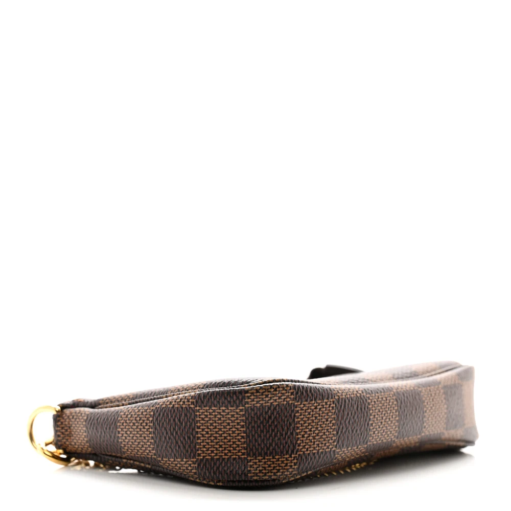 Lushentic Quality Handbags - Mini Pochette Accessories Damier Ebene Canvas - Image 4