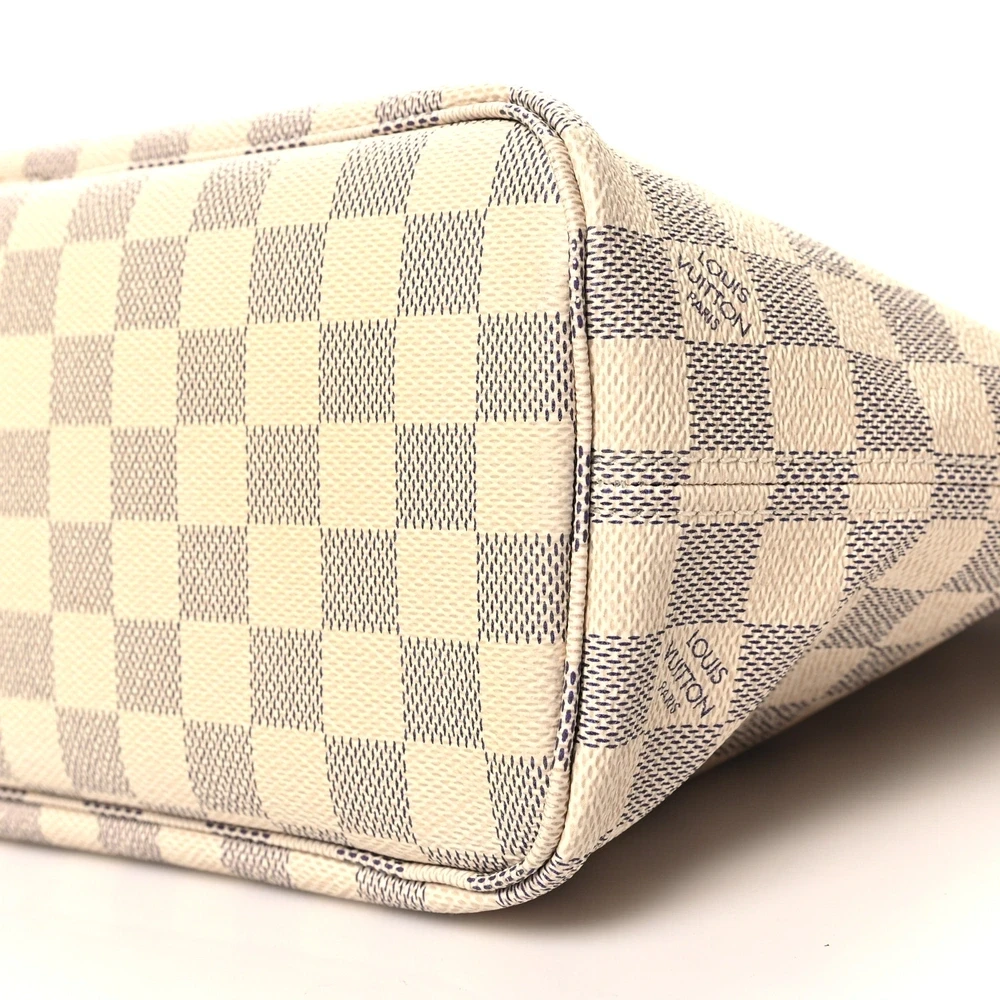 Lushentic Replica Neo Neverfull PM Damier Azur Canvas Beige Interior - Image 5