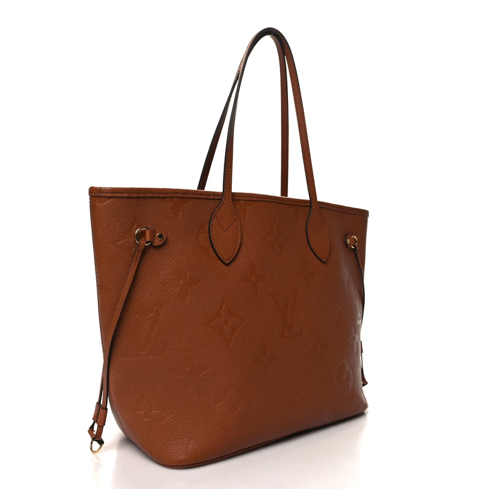 Lushentic Replica Handbags Neverfull MM Cognac Giant Monogram Leather - Image 3