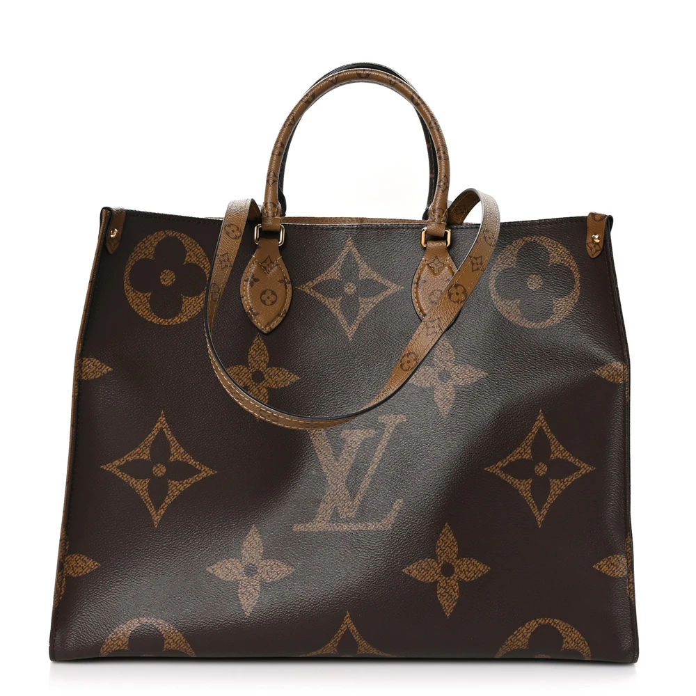Lushentic Louis Vuitton OnTheGo GM Reverse Giant Monogram Canvas Front
