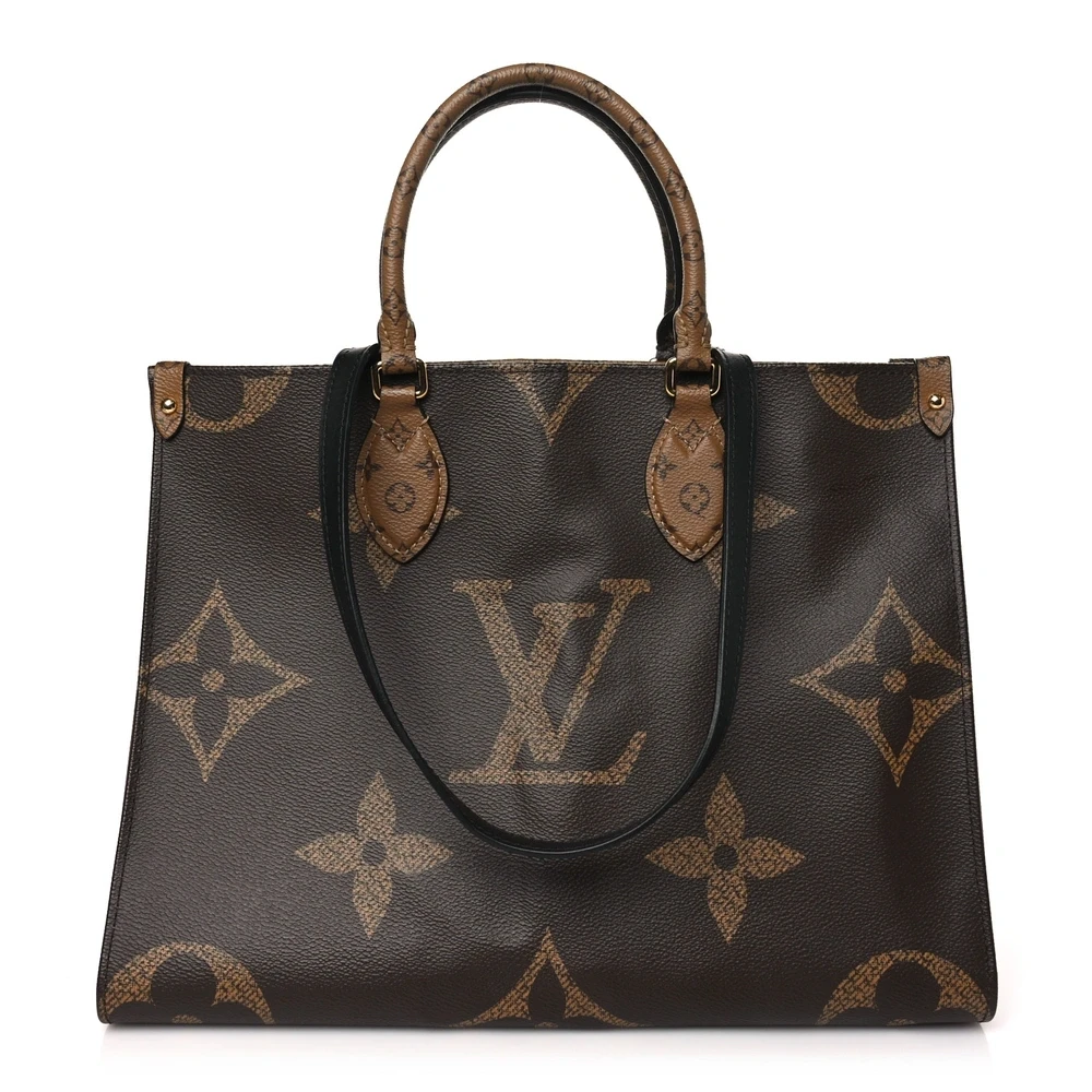 Lushentic Louis Vuitton OnTheGo MM Reverse Giant Monogram Canvas Front