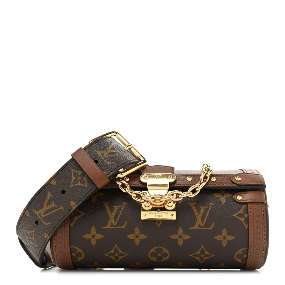 Lushentic Louis Vuitton Papillon Trunk BB Monogram Canvas Gold Hardware Front