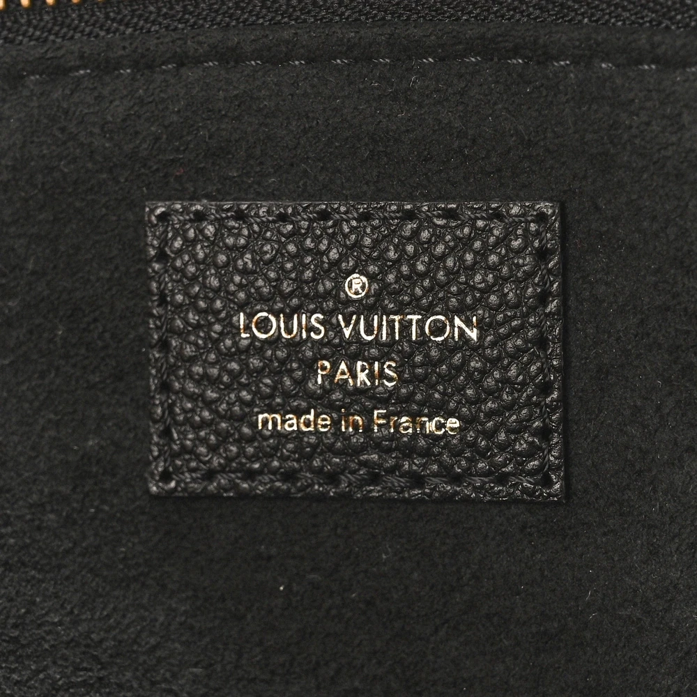 Lushentic Petit Palais MM Black Beige Giant Monogram Empreinte Leather Gold HW - Image 2