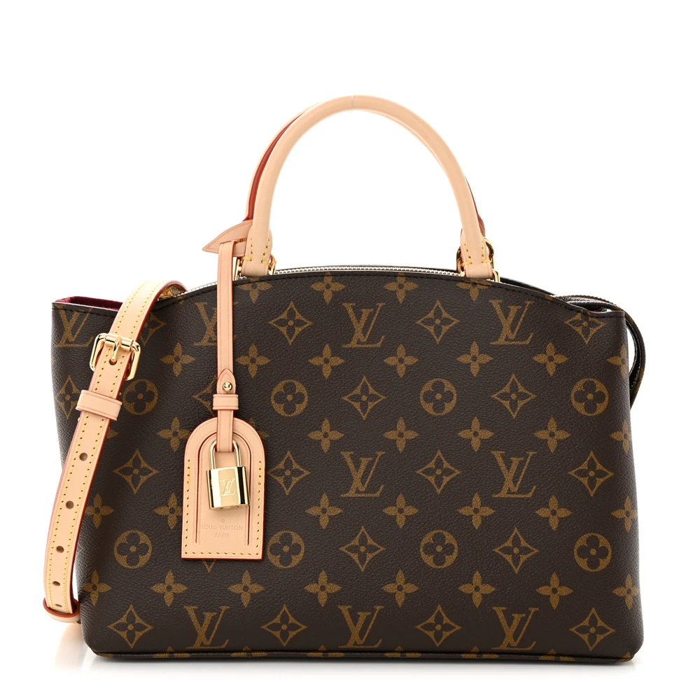 Lushentic Louis Vuitton Petit Palais PM Monogram Canvas Gold Hardware Front