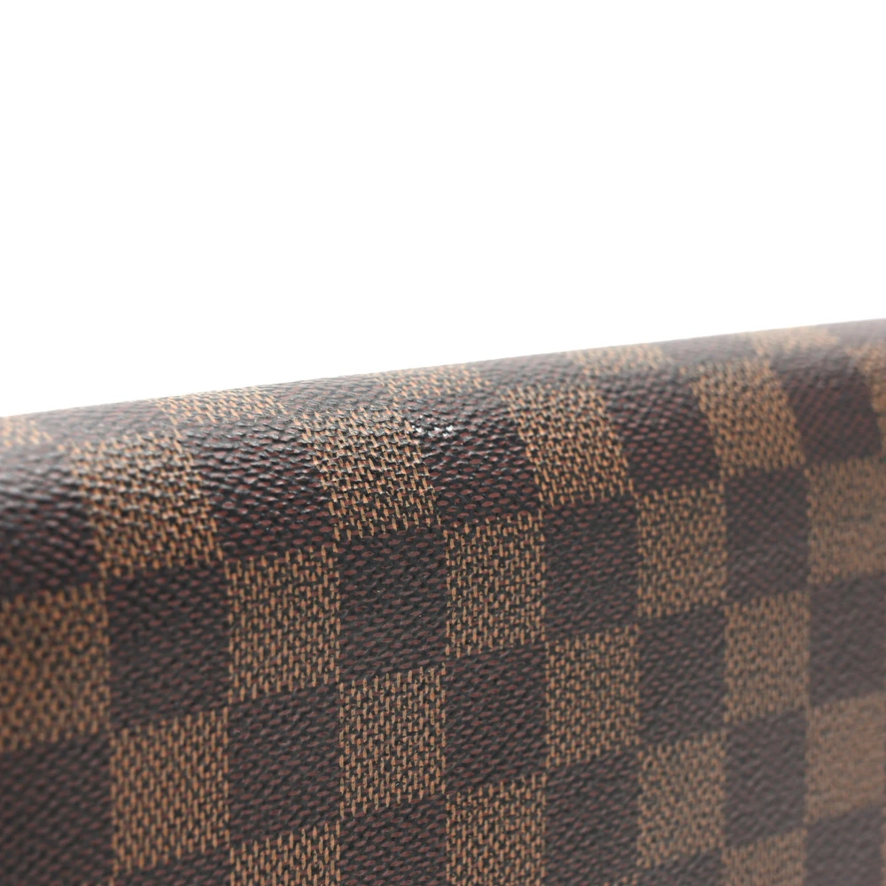 Lushentic Pochette Felicie Chain Wallet PM Damier Ebene Canvas - Image 9