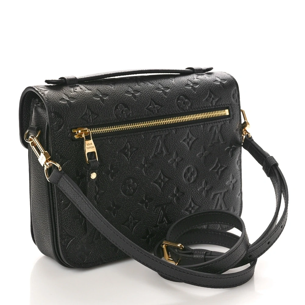 Lushentic Grade Replica Pochette Metis PM Black Empreinte Leather - Image 3