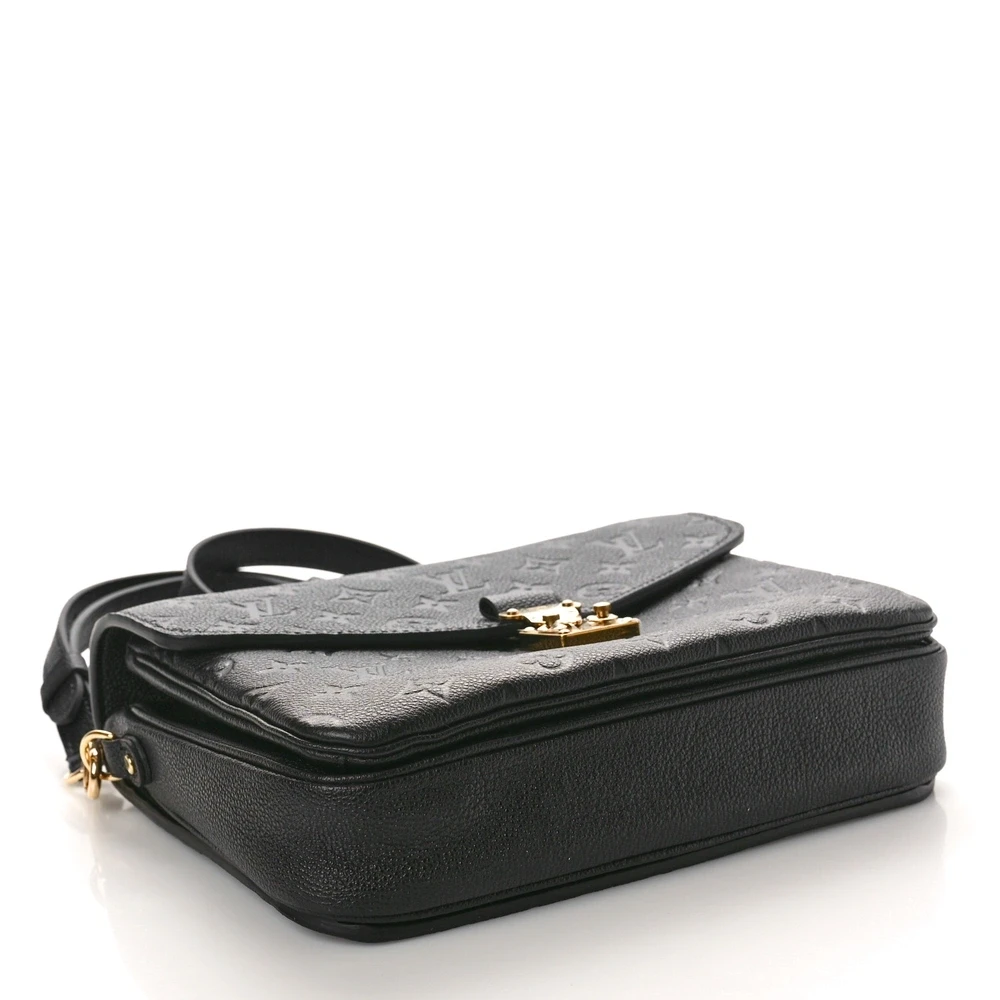 Lushentic Grade Replica Pochette Metis PM Black Empreinte Leather - Image 6