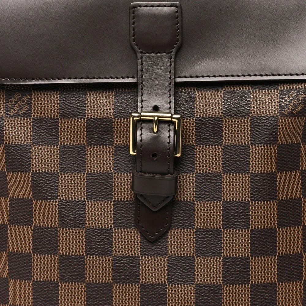 Lushentic Quality Replica Soho Backpack MM Damier Ebene Canvas - Image 8