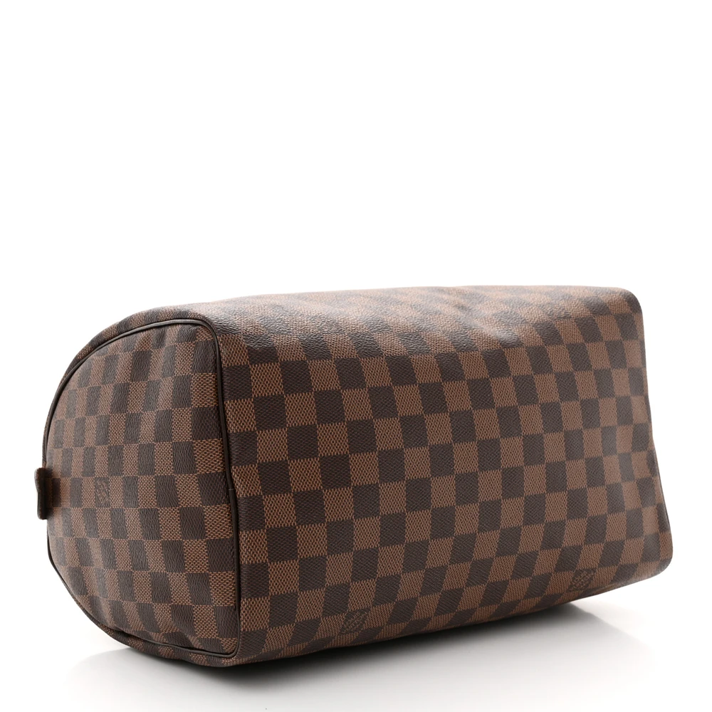 Buy Lushentic Grade Bags Speedy 30 Damier Ebene Canvas Brass Hardware - Image 6