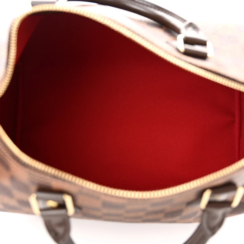 Buy Lushentic Grade Bags Speedy 30 Damier Ebene Canvas Brass Hardware - Image 7