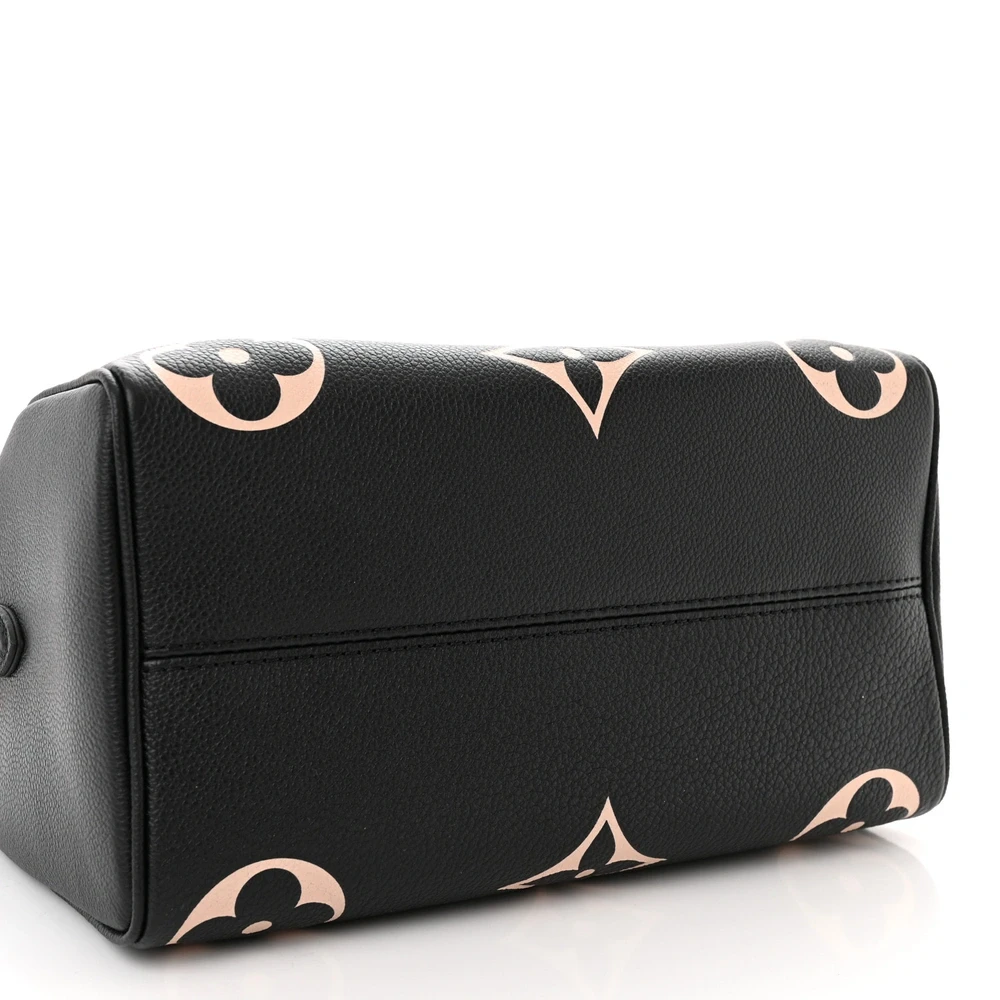 Lushentic Grade Replicas Speedy Bandouliere 25 in Black & Beige - Image 6