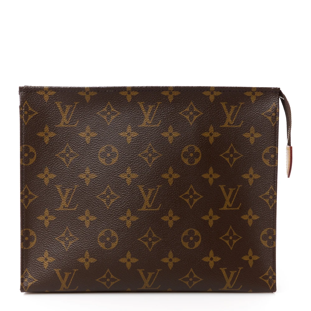 Lushentic Louis Vuitton Toiletry Pouch 26 Monogram Canvas Front