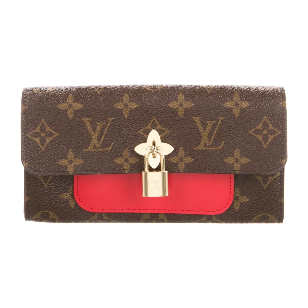 Lushentic Bags Wallet – Monogram Coated Canvas Gold Hardware - Designer Inspired Luxury Bag