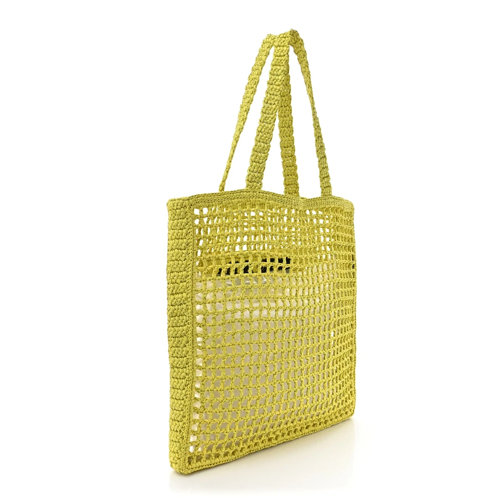 Lushentic Grade Replica Large Effect Crochet Tote Bag Made with Cedro Raffia - Image 3