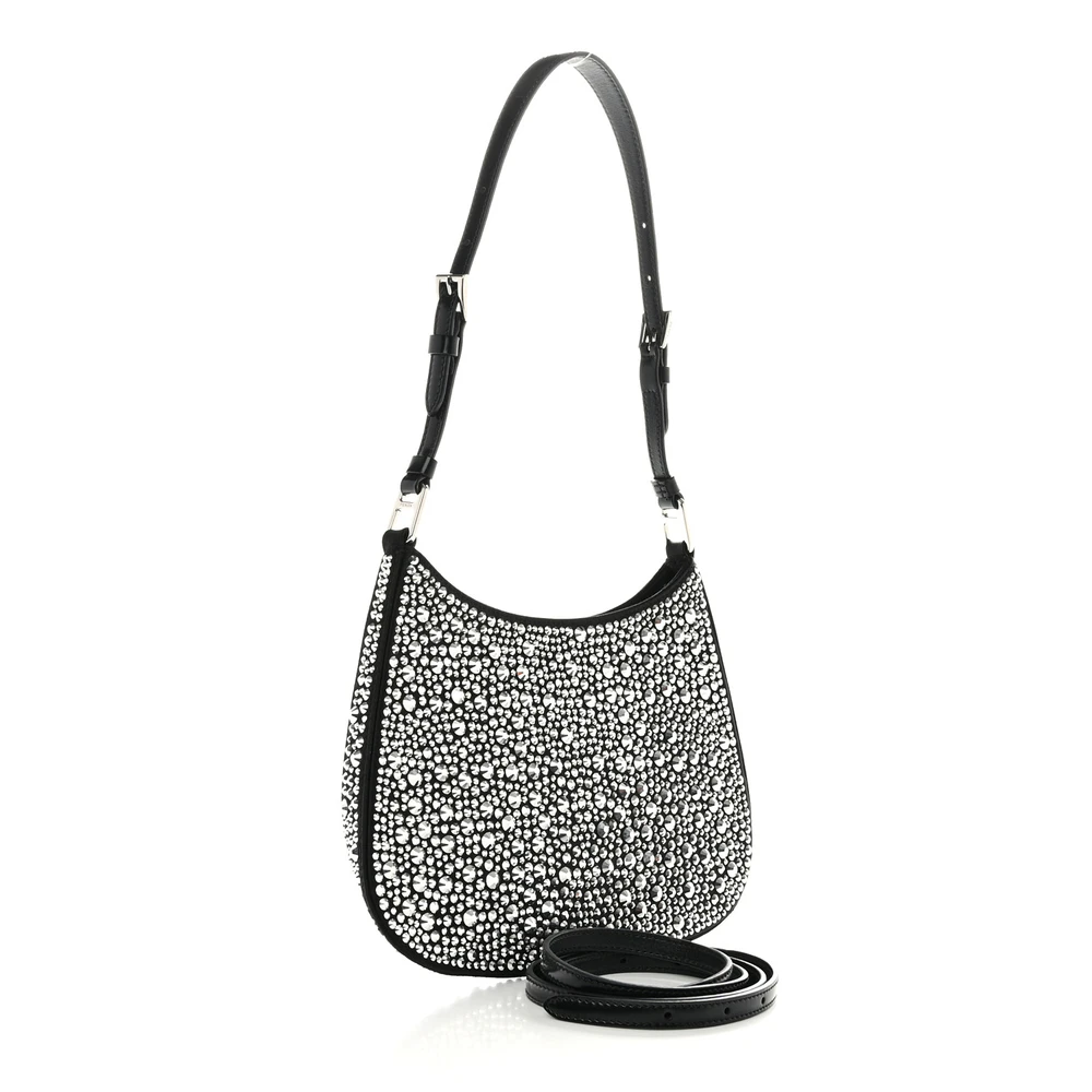 Lushentic Medium Cleo Shoulder Bag - Crystal Silver Hardware - Image 3