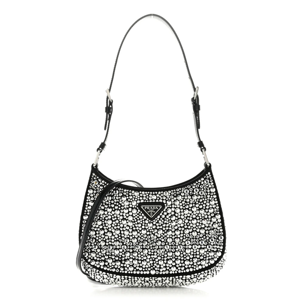 Lushentic Medium Cleo Shoulder Bag - Crystal Silver Hardware