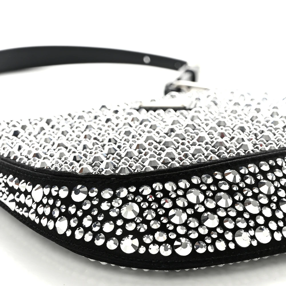 Lushentic Medium Cleo Shoulder Bag - Crystal Silver Hardware - Image 4