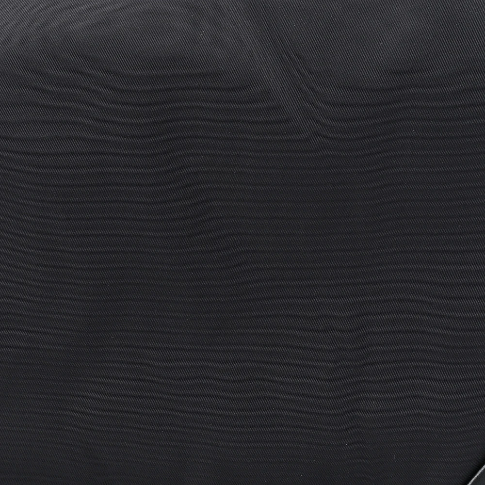 Lushentic Designer Medium Logo Messenger Bag in Black Nylon & Leather - Image 8