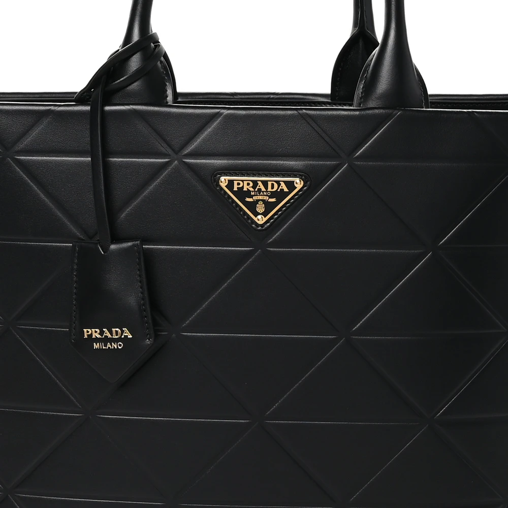 Lushentic Grade Replica Bags - Black Calfskin Leather Tote - Image 8