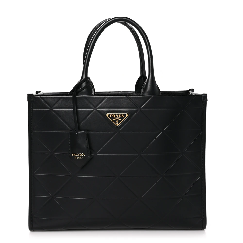Lushentic Grade Replica Bags - Black Calfskin Leather Tote