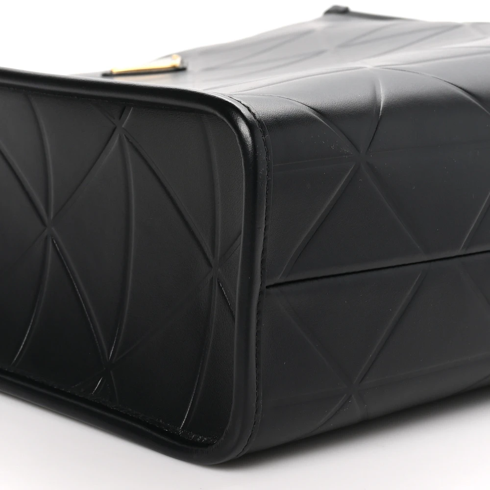 Lushentic Grade Replica Bags - Black Calfskin Leather Tote - Image 4