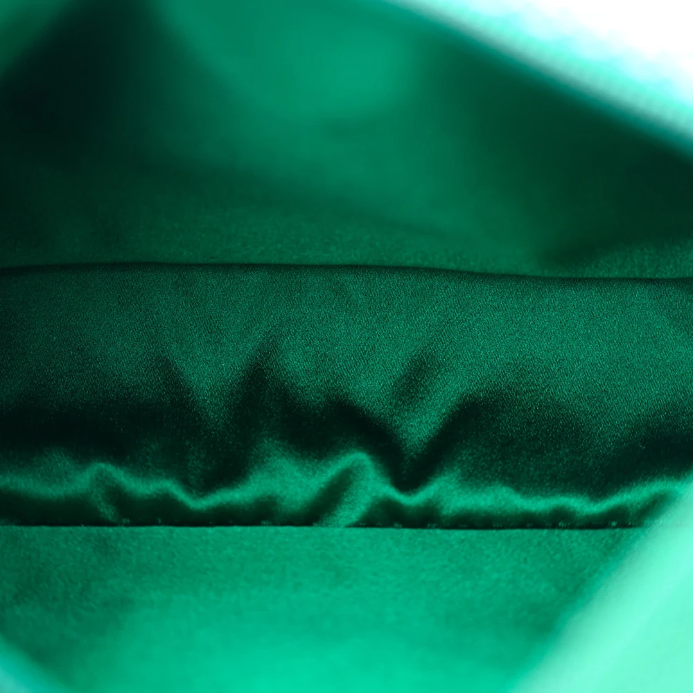 Lushentic Bags Review: Mini Re-Edition 2000 Green Satin Crystal Bag - Image 7