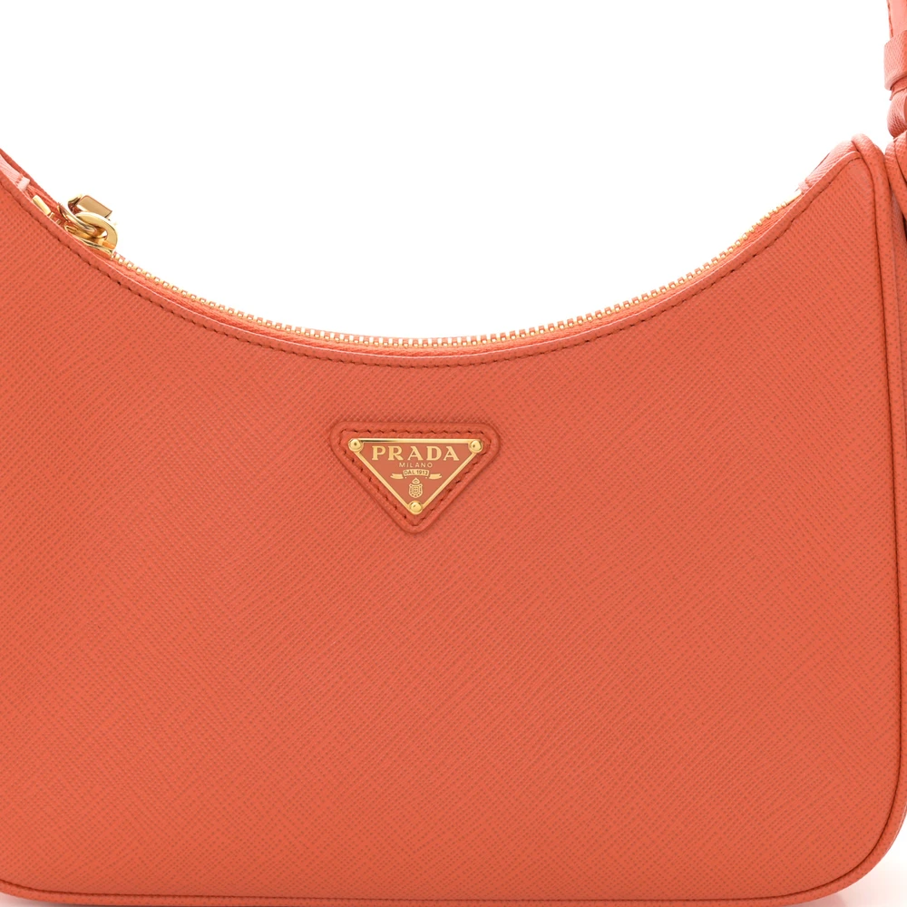 Lushentic Handbag Mini Re Edition – Arancio Saffiano Leather Lux - Image 8