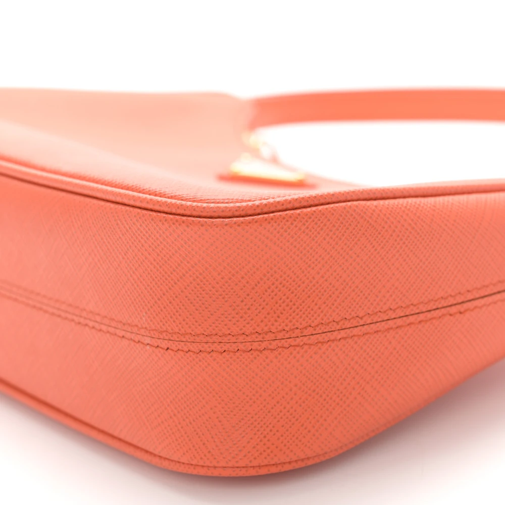 Lushentic Handbag Mini Re Edition – Arancio Saffiano Leather Lux - Image 5