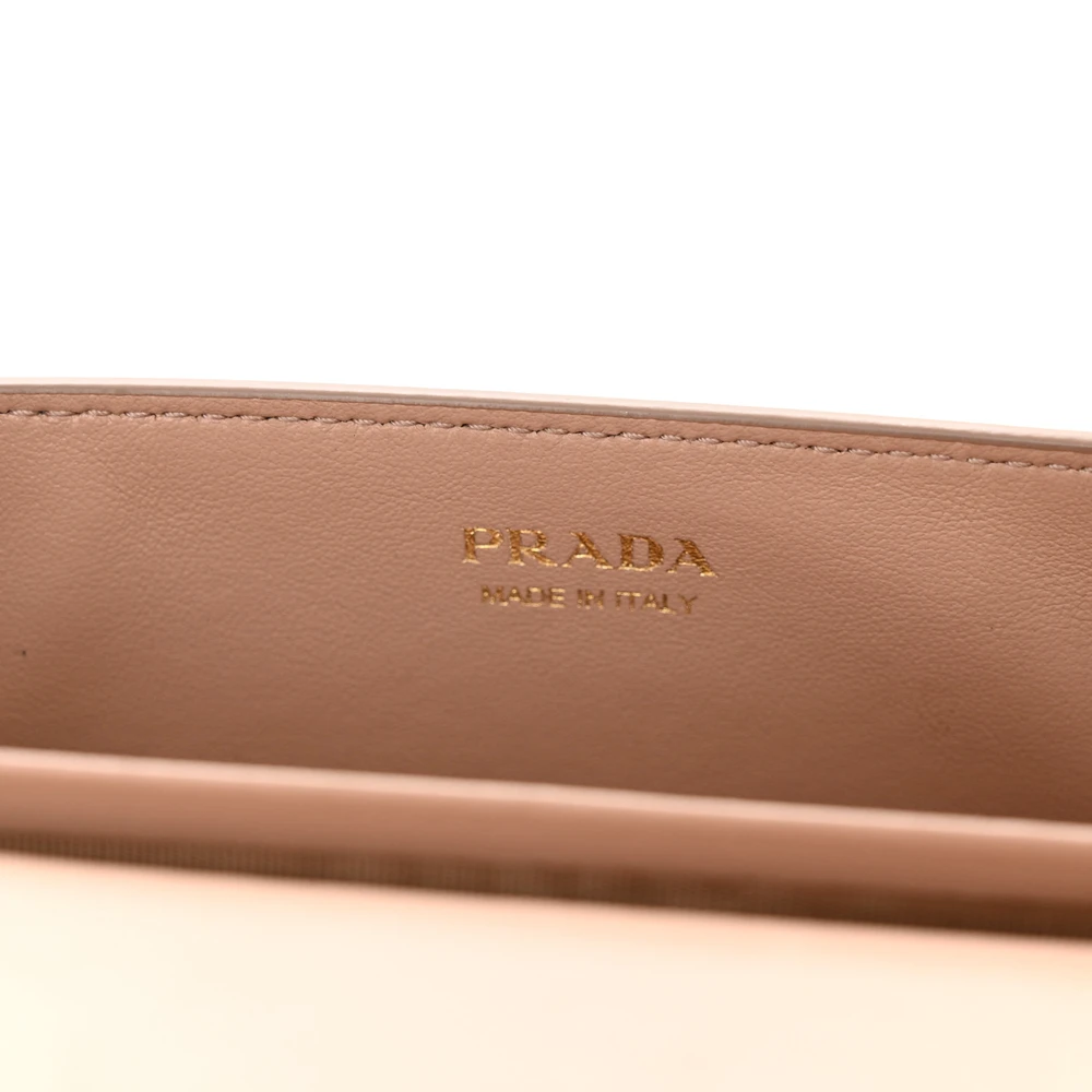 Lushentic Grade Handbags - Mini Triangle Logo Miniborse Cipria - Image 2