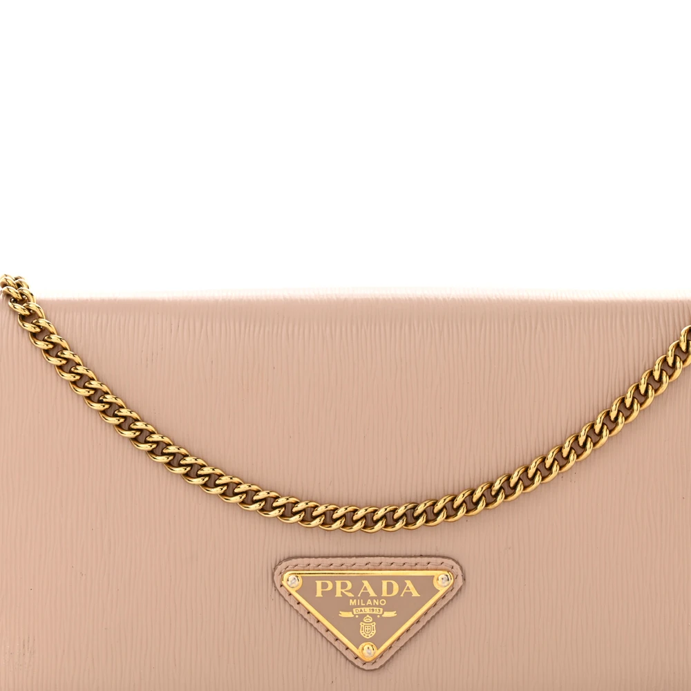 Lushentic Grade Handbags - Mini Triangle Logo Miniborse Cipria - Image 8