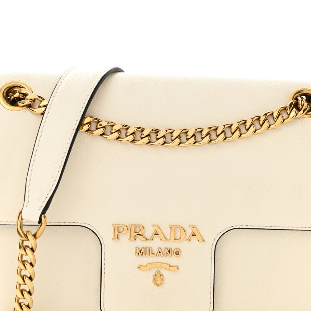 Lushentic Replica Small Flap Shoulder Bag - Talco Saffiano Leather - Image 8