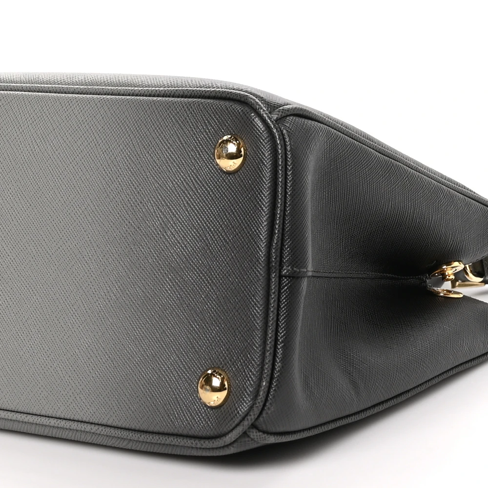 Lushentic Replica Handbags Small Galleria Double Zip Tote Gradient Slate Grey - Image 5