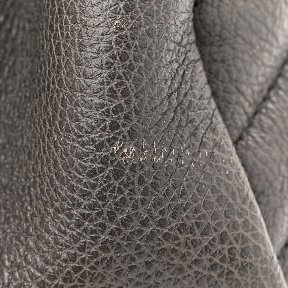 Lushentic Replicas Large College Satchel in Dark Anthracite Leather - Image 10