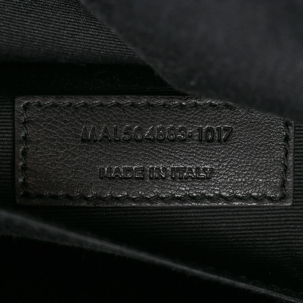 Lushentic Grade Large Jane Tote - Black Calfskin Leather - Image 9