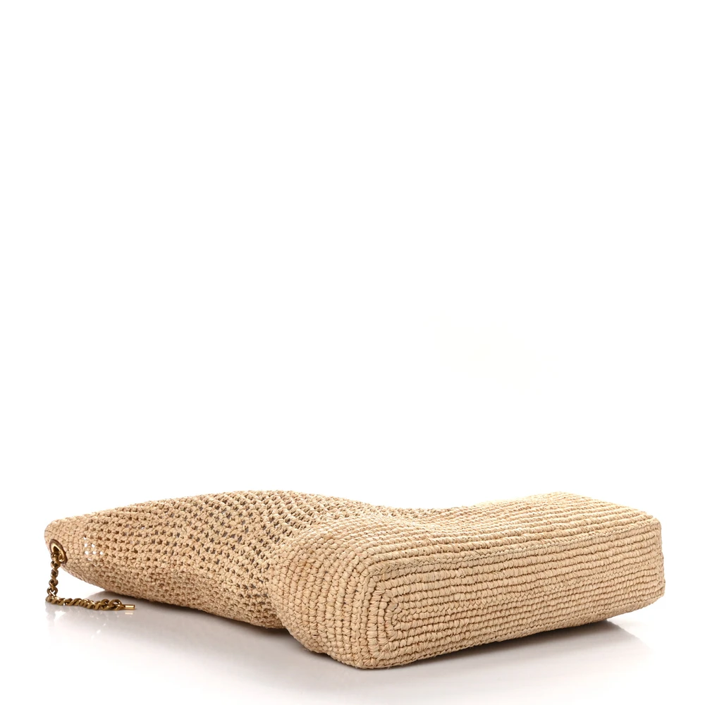 Lushentic Grade Handbags - Large Icare Maxi Tote in Natural Raffia - Image 7