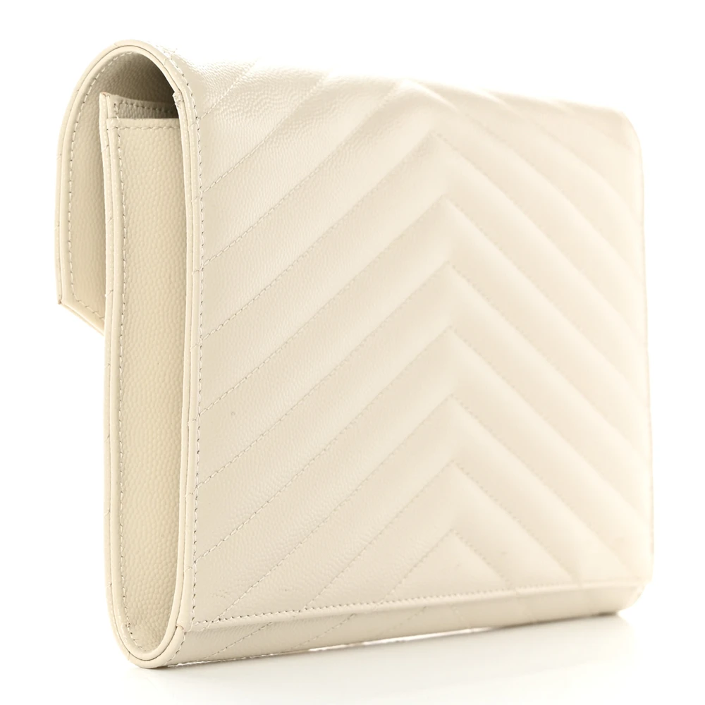 Lushentic Designer Bags - Medium Envelope Clutch in Blanc - Image 3