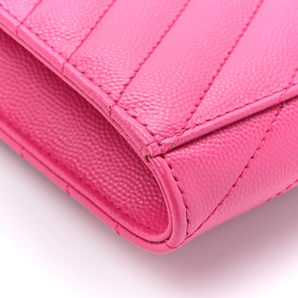 Lushentic Grade Replica Bags - Fuchsia Chevron Envelope Clutch - Image 4