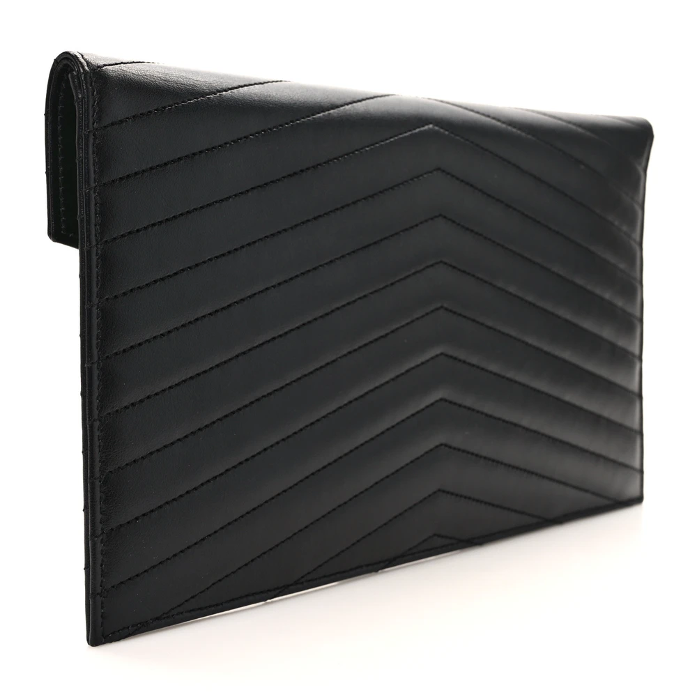 Lushentic Reviews: Medium Uptown Clutch Black Chevron Matelasse - Image 4